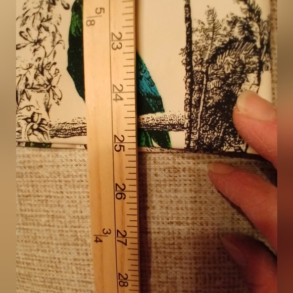 Catherine Malandrino women's size 2 tropical parrots toille print pencil skirt - Picture 9 of 9